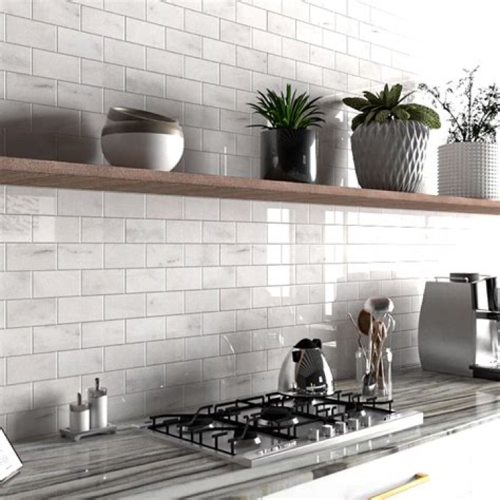 Which tiles are best for kitchen wall?