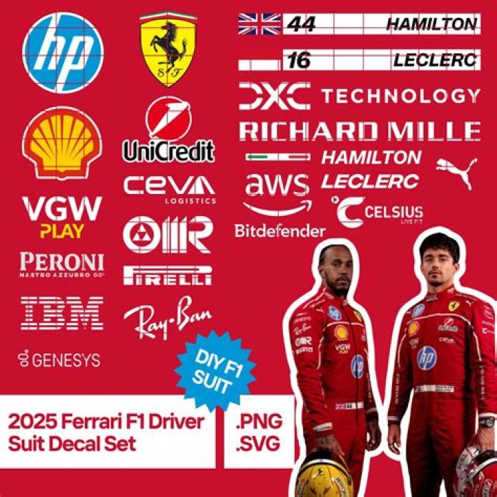 Who are the sponsors of Ferrari Formula 1?