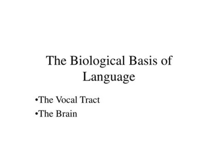 Who emphasized the biological basis of language acquisition