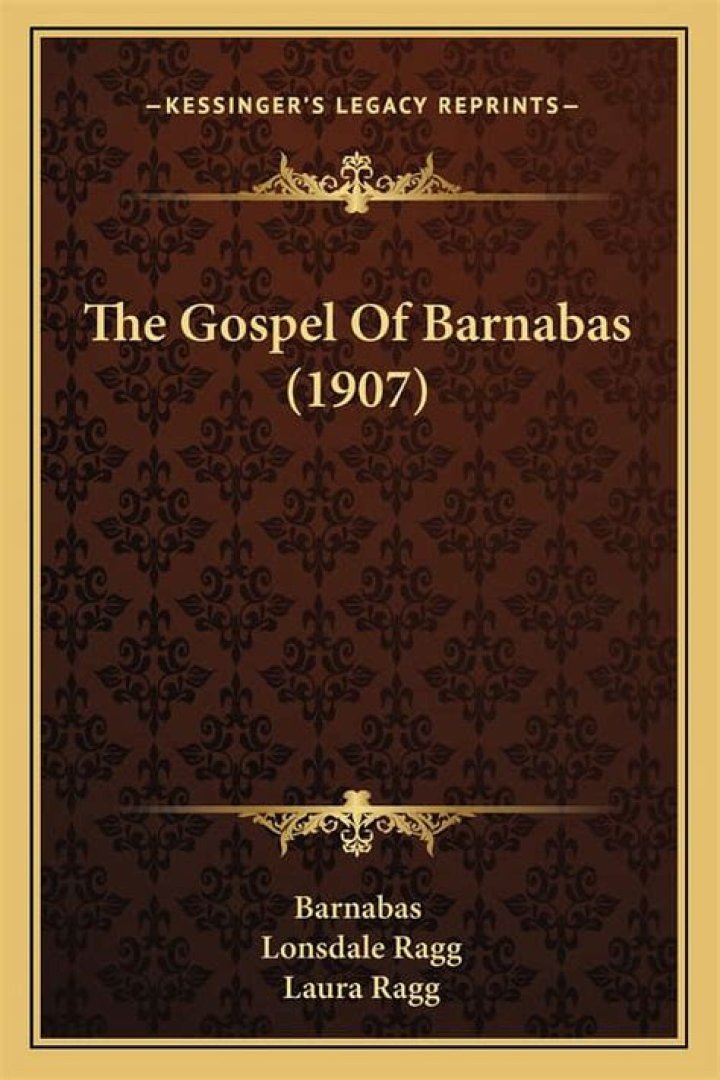 Who wrote Gospel of Barnabas?
