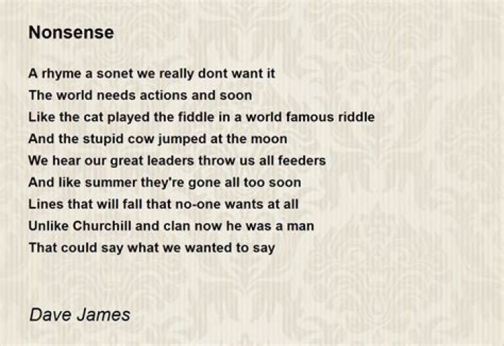 Who wrote the nonsense poems