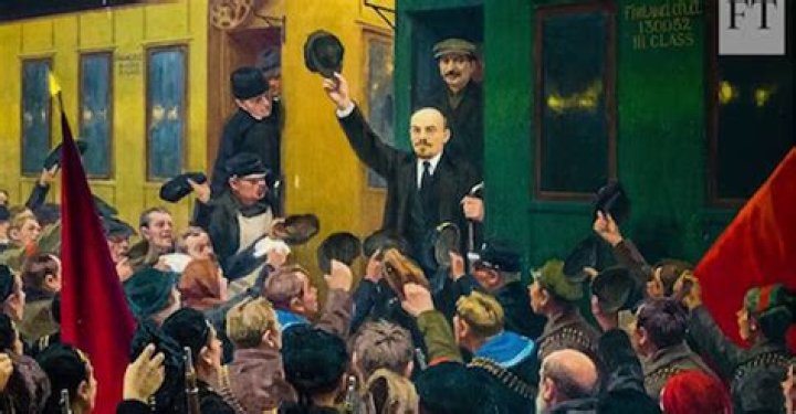 Why did Lenin travel in a sealed train
