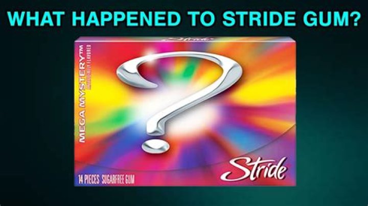 Why did Stride gum discontinue?