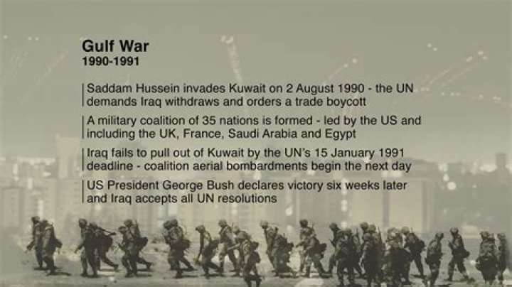 Why did the Gulf war start