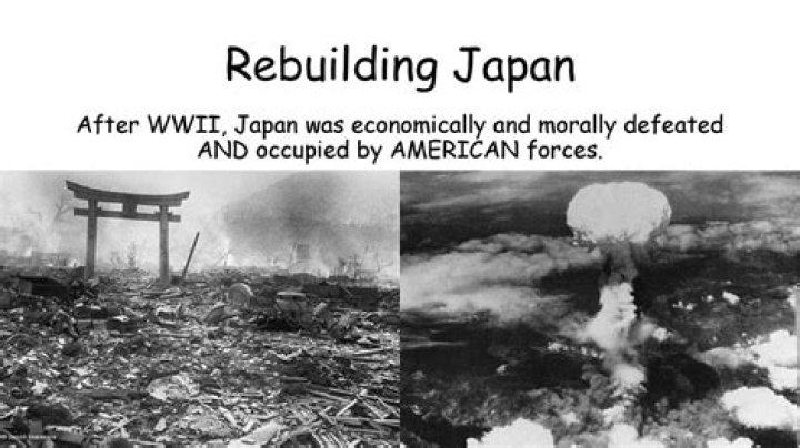 Why did the US rebuild Japan after ww2