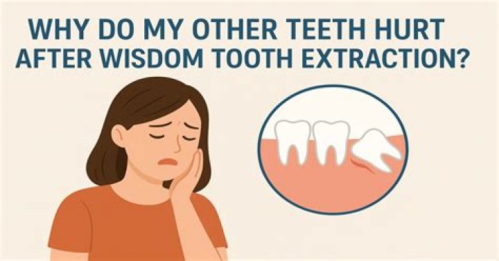 Why do my other teeth hurt after wisdom tooth extraction?