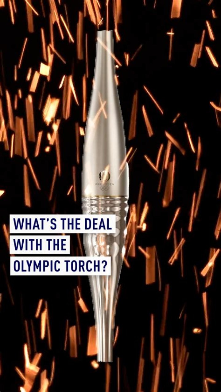Why do people run with the Olympic torch?