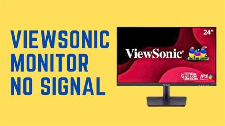 Why does my LG monitor say no signal?