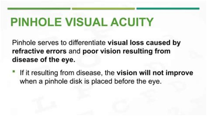 Why does pinhole improve visual acuity in nuclear sclerosis?