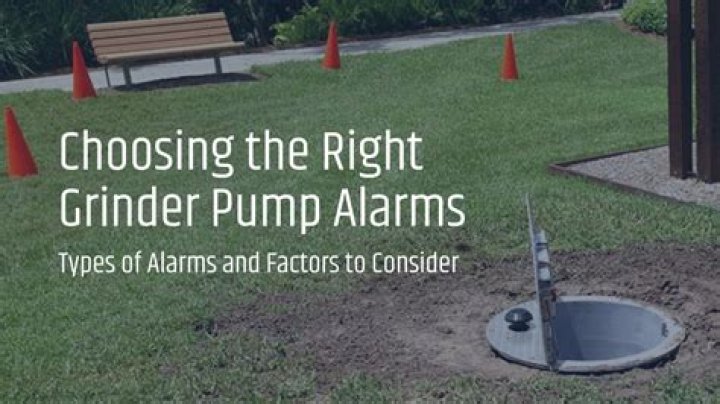 Why is my grinder pump alarm going off?