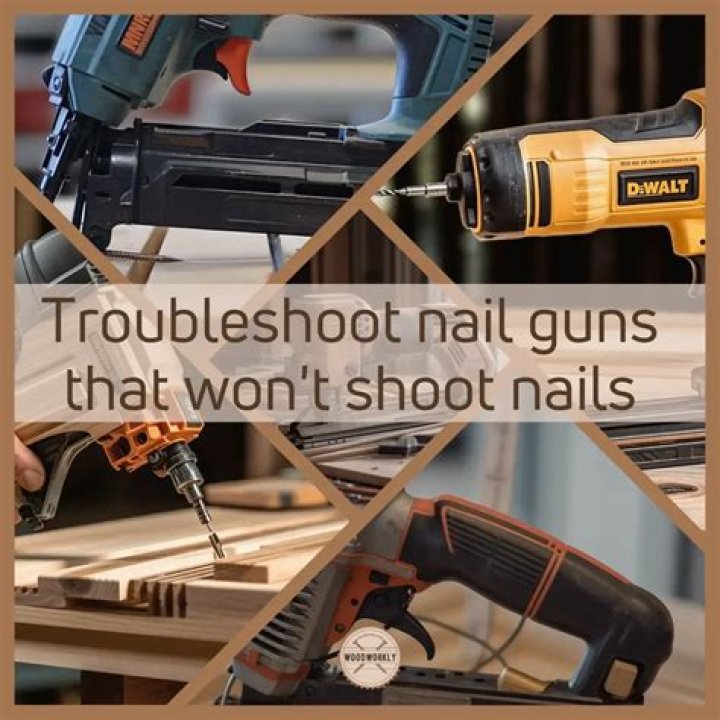 Why is my nail gun not shooting nails all the way?