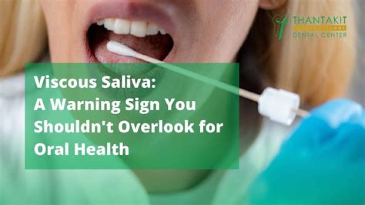 Why is my saliva ropey?