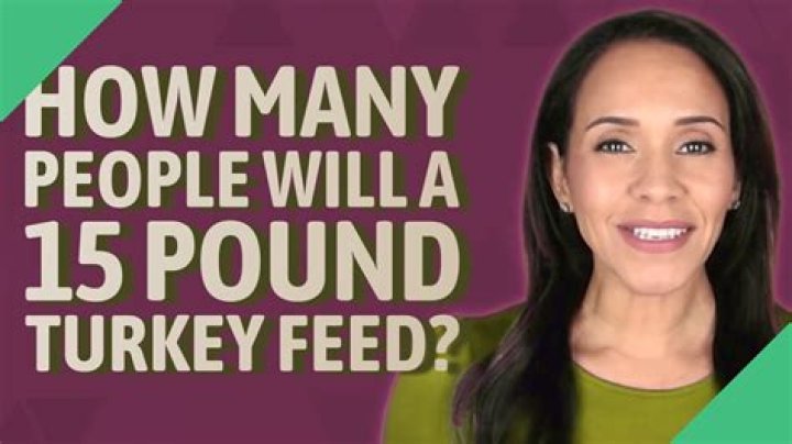 Will a 15 pound turkey feed 12 people?
