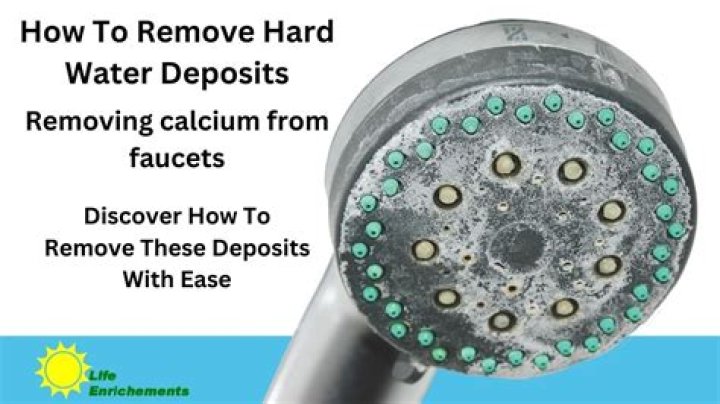 Will bleach get rid of calcium deposits